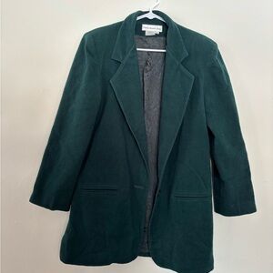 Elegant Dark Green Women's Blazer